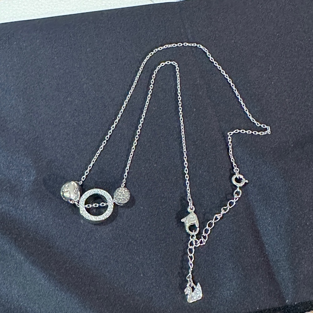 Swarovski Silver Color Necklace